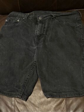 Levi's Men's Black Denim Jean Shorts